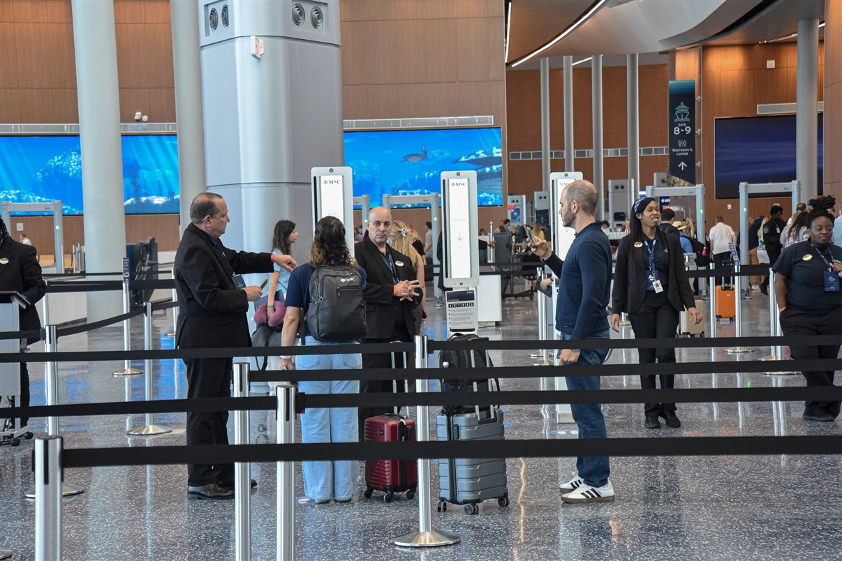 Os navios MSCCruzeiros em Miami agora atracam no Terminal AA