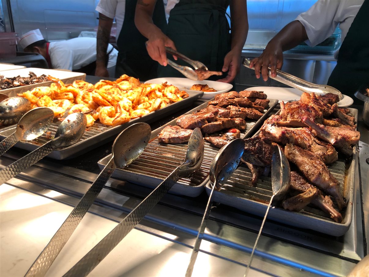 O já clássico dentro dos navios MSC, Butcher's Cut