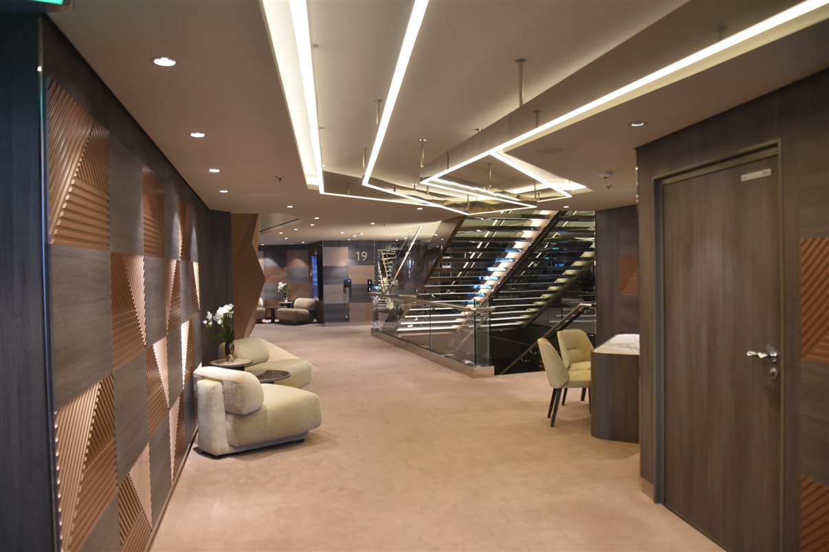 Yacht Club com vista para Ocean Cay