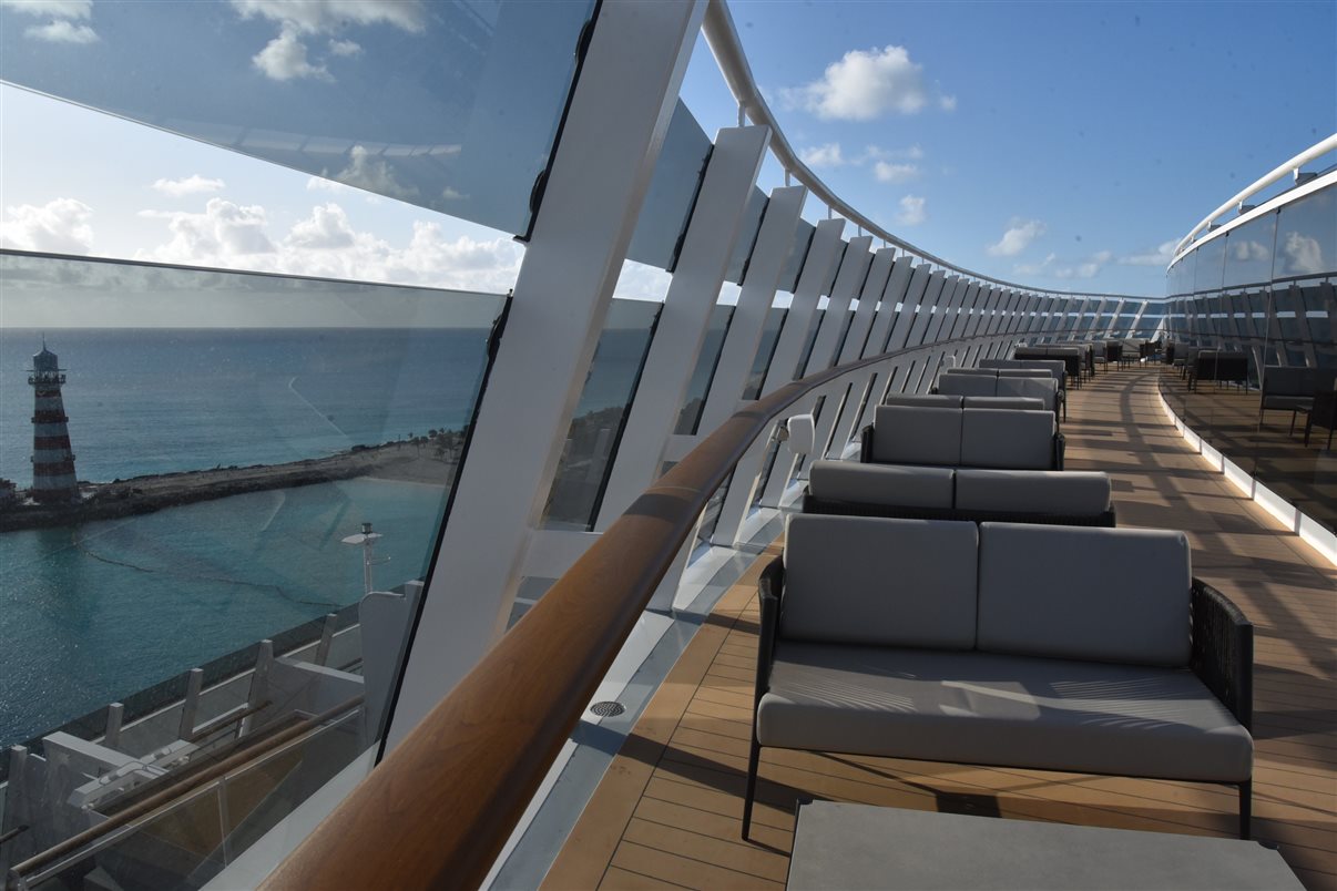 Yacht Club com vista para Ocean Cay