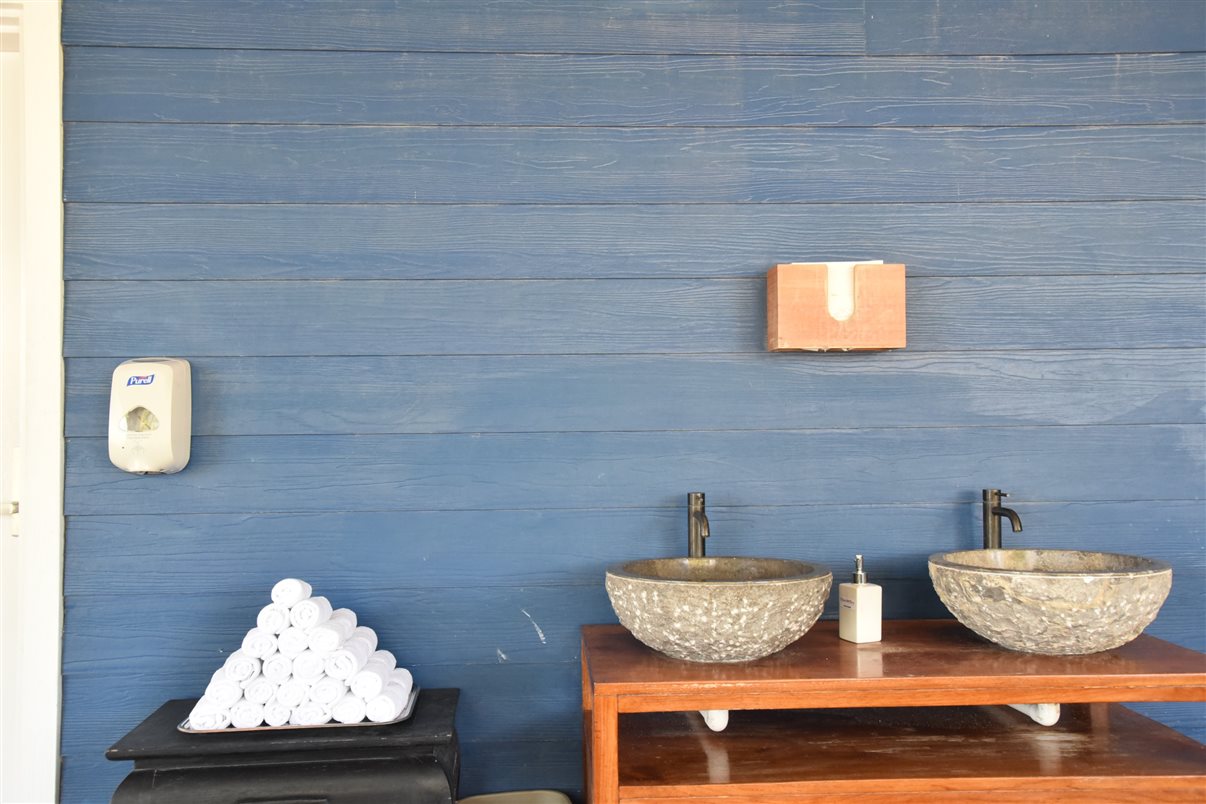 Para hóspedes Yacht CLub, Ocean Cay também tem uma oferta de dedicada, com atendimento e acesso exclusivo à praia