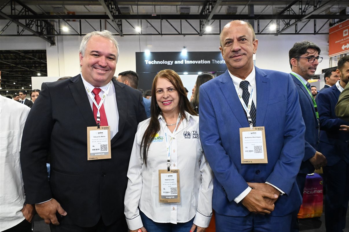Rodrigo Ramos, Marina Figueiredo e André Lima, da Braztoa 