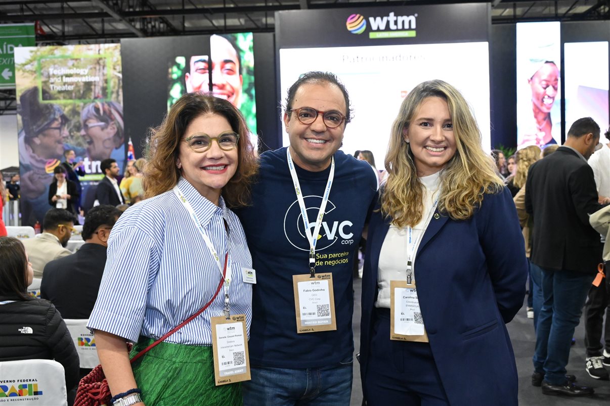 Rodrigo Ramos, Marina Figueiredo e André Lima, da Braztoa 