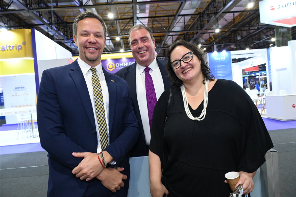 Rodrigo Ramos, Marina Figueiredo e André Lima, da Braztoa 