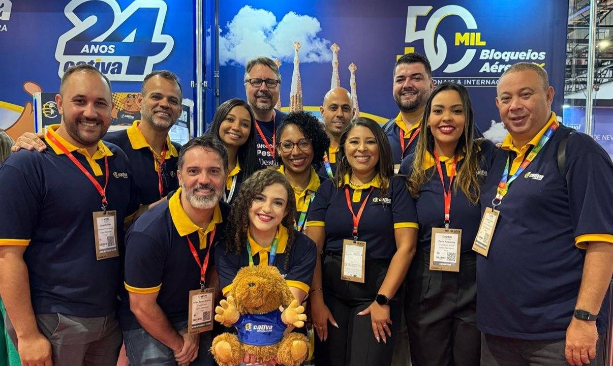 Equipe de Produtos da Cativa na WTM