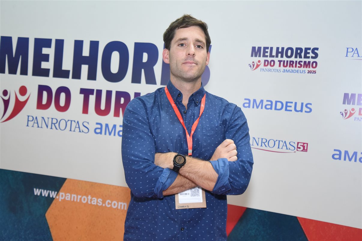 Guillermo Alcorta, da PANROTAS, e Felipe Gonzalez, da Cassinotur