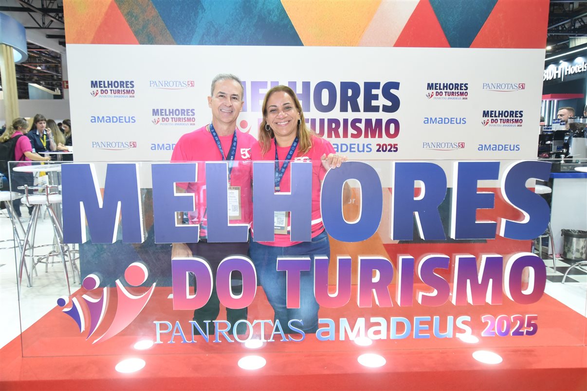 Guillermo Alcorta, da PANROTAS, e Felipe Gonzalez, da Cassinotur