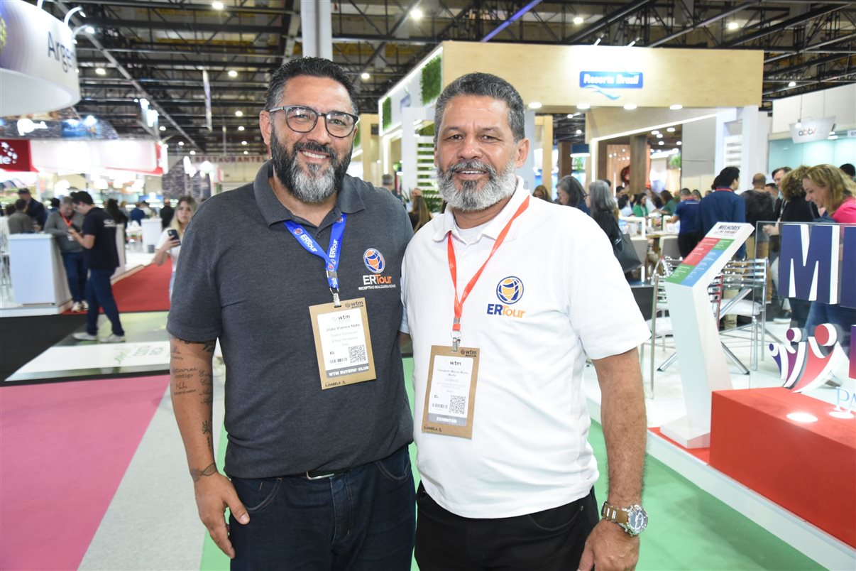 Guillermo Alcorta, da PANROTAS, e Felipe Gonzalez, da Cassinotur