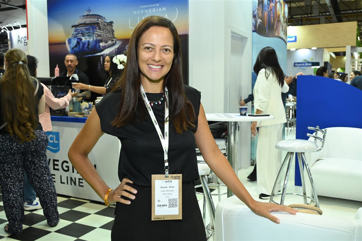 Marcela Cuesta, do Arakur Ushuaia, Guillermo Alcorta, da PANROTAS, Ana Medeiros, da Abav Nacional, e Maria Laura Pierini, do Visit Buenos Aires