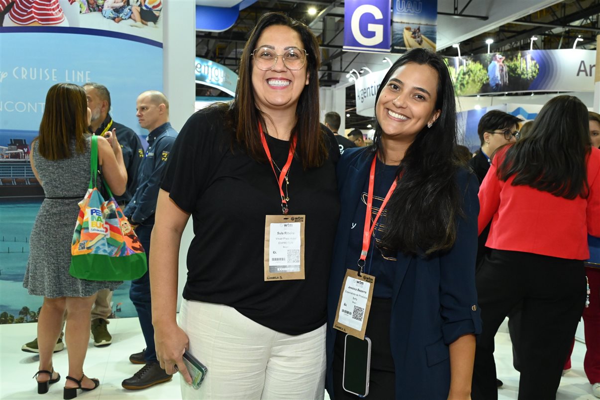 Marcela Cuesta, do Arakur Ushuaia, Guillermo Alcorta, da PANROTAS, Ana Medeiros, da Abav Nacional, e Maria Laura Pierini, do Visit Buenos Aires