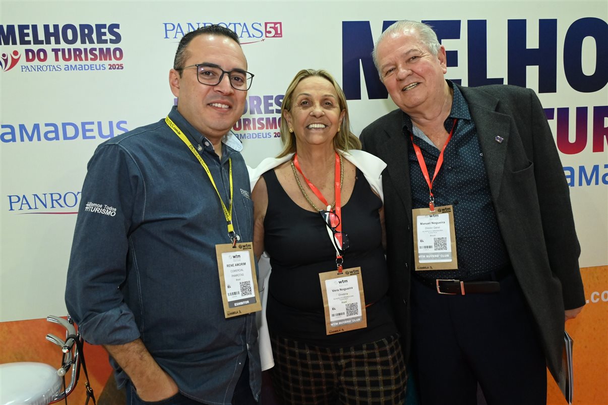 Marcela Cuesta, do Arakur Ushuaia, Guillermo Alcorta, da PANROTAS, Ana Medeiros, da Abav Nacional, e Maria Laura Pierini, do Visit Buenos Aires