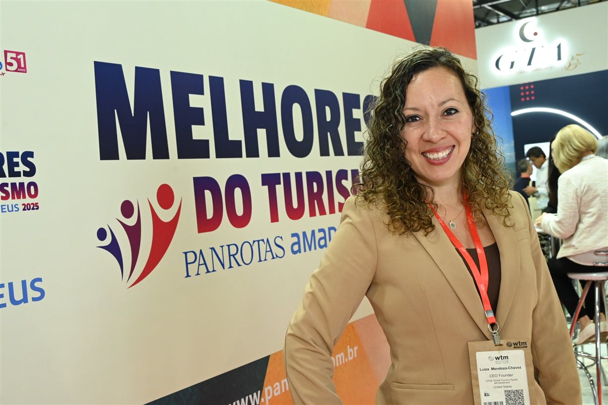 Marcela Cuesta, do Arakur Ushuaia, Guillermo Alcorta, da PANROTAS, Ana Medeiros, da Abav Nacional, e Maria Laura Pierini, do Visit Buenos Aires