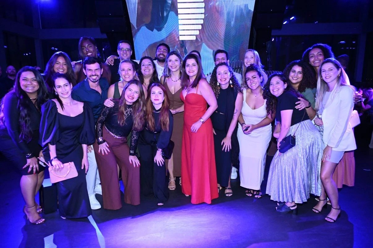 Equipe Decolar na noite de premiação