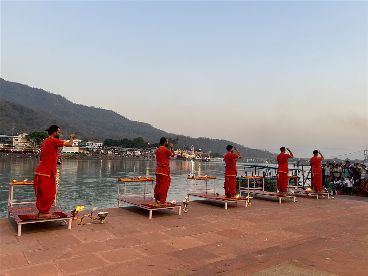 Ganga Aarti em Rishikesh