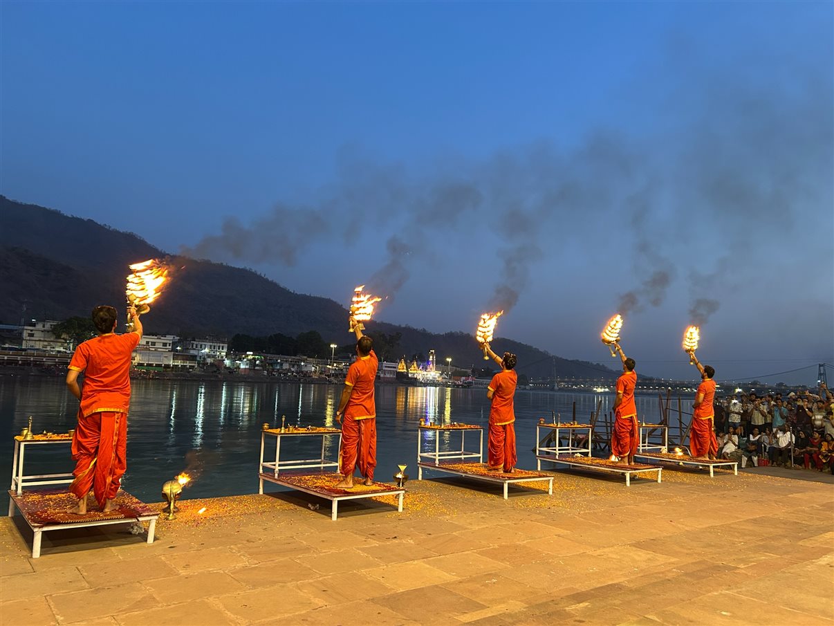 Ganga Aarti em Rishikesh
