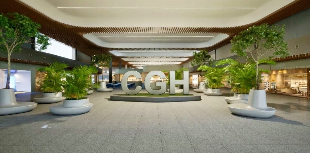Futuro saguão do novo terminal de Congonhas