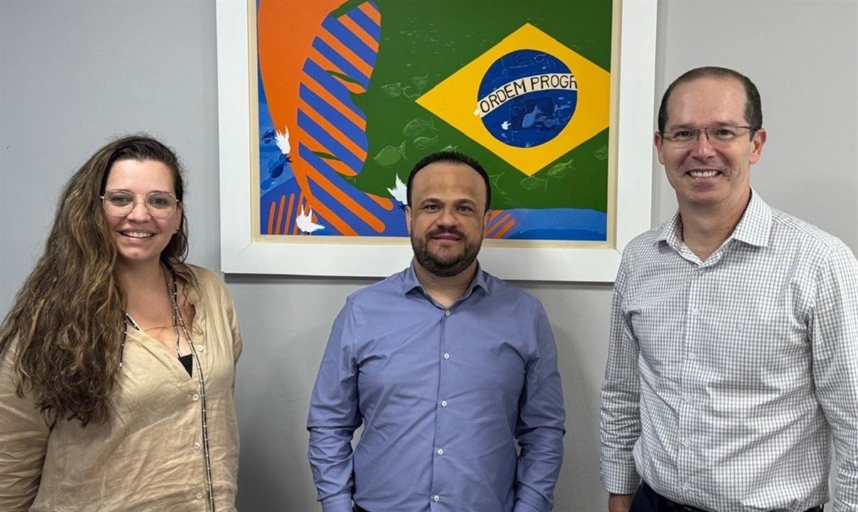 Tatiana Alonso, Tarcísio Gomes e Fernando Bernardes, sócios das unidades