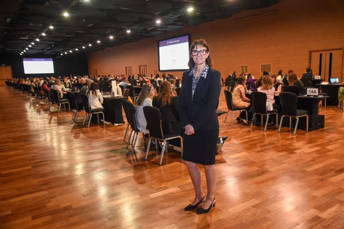 Maria Beatriz Sajon, gerente geral da Virtuoso para América Latina e Caribe, durante o Virtuoso Connects