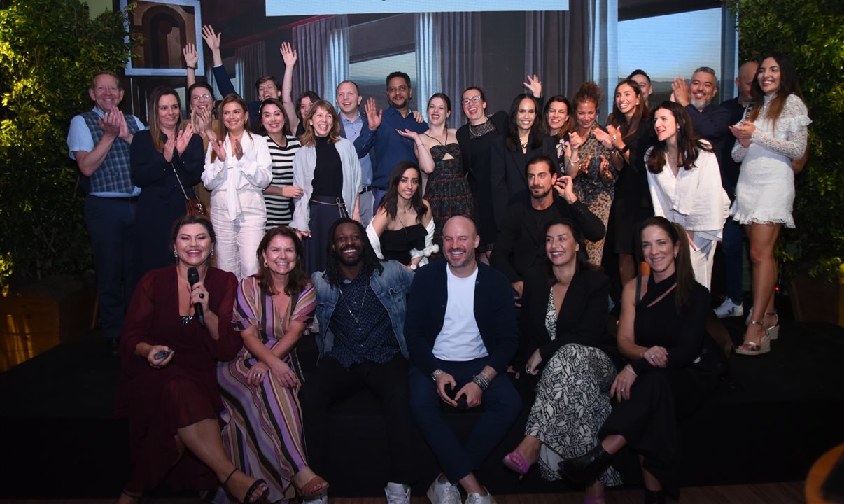 Executivos dos hotéis de luxo da Accor na festa