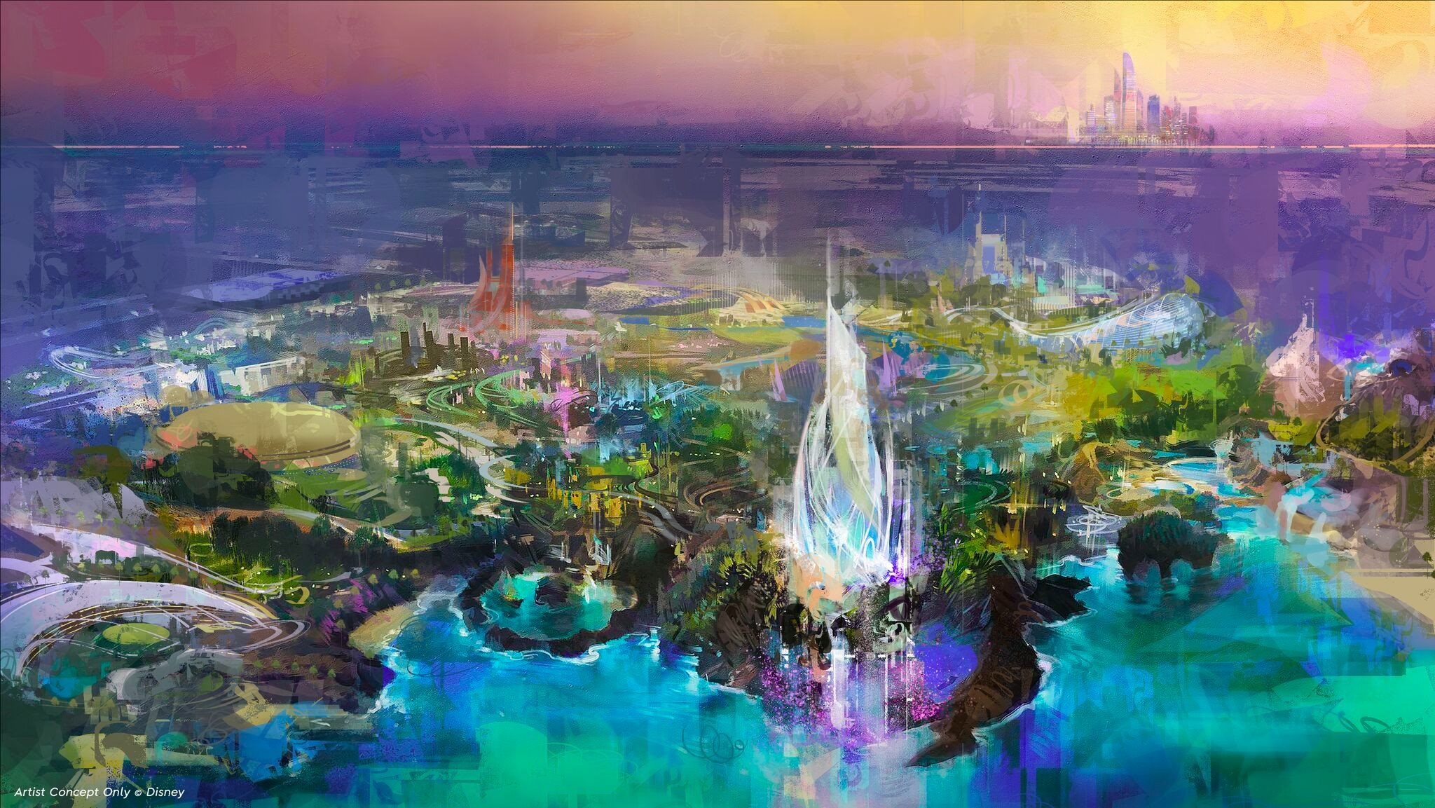 O novo resort será totalmente desenvolvido e construído pela Miral. A Disney e seus lendários Imagineers, por sua vez, liderarão o design criativo e a supervisão operacional