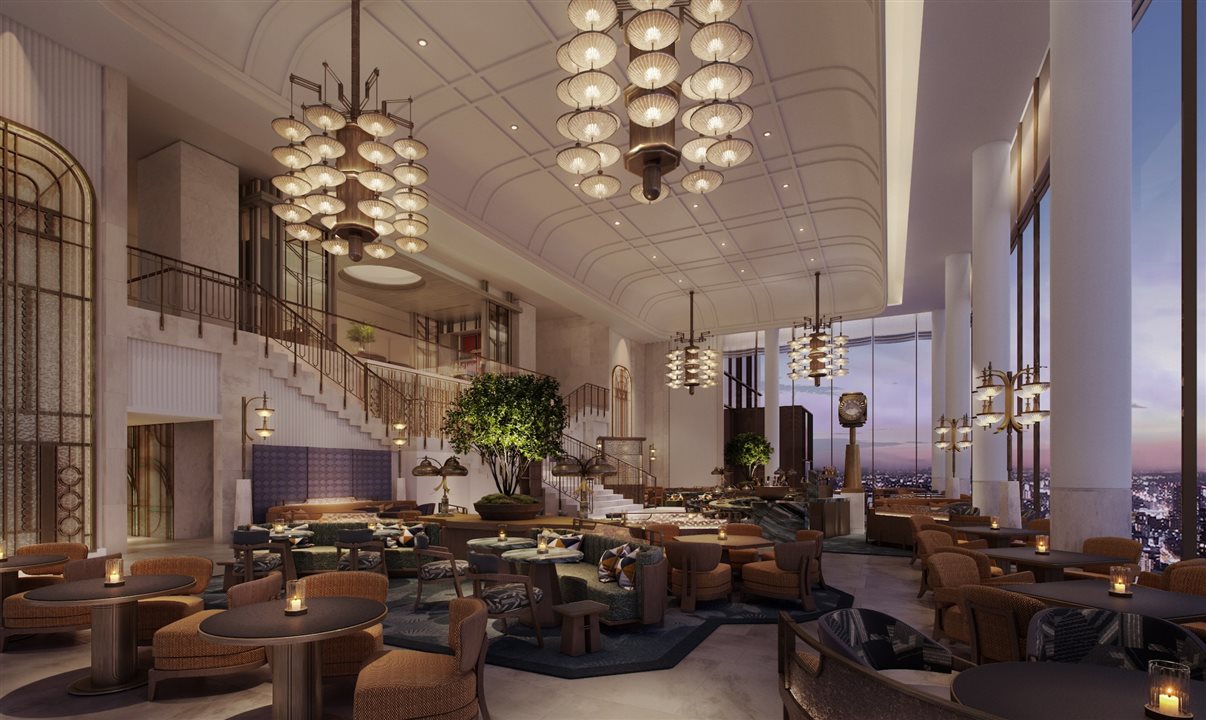 A Peacock Alley do Waldorf Astoria, aberto para a World Expo Osaka 2025