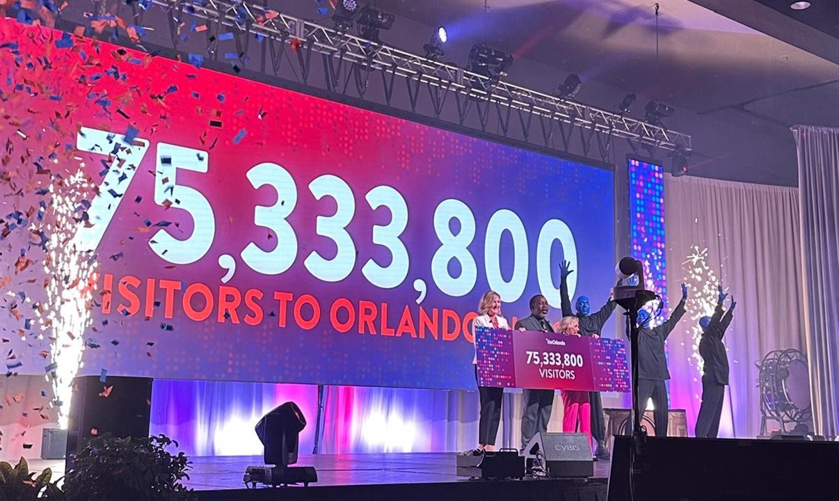 Momento de celebração dos resultados de Orlando em 2024
