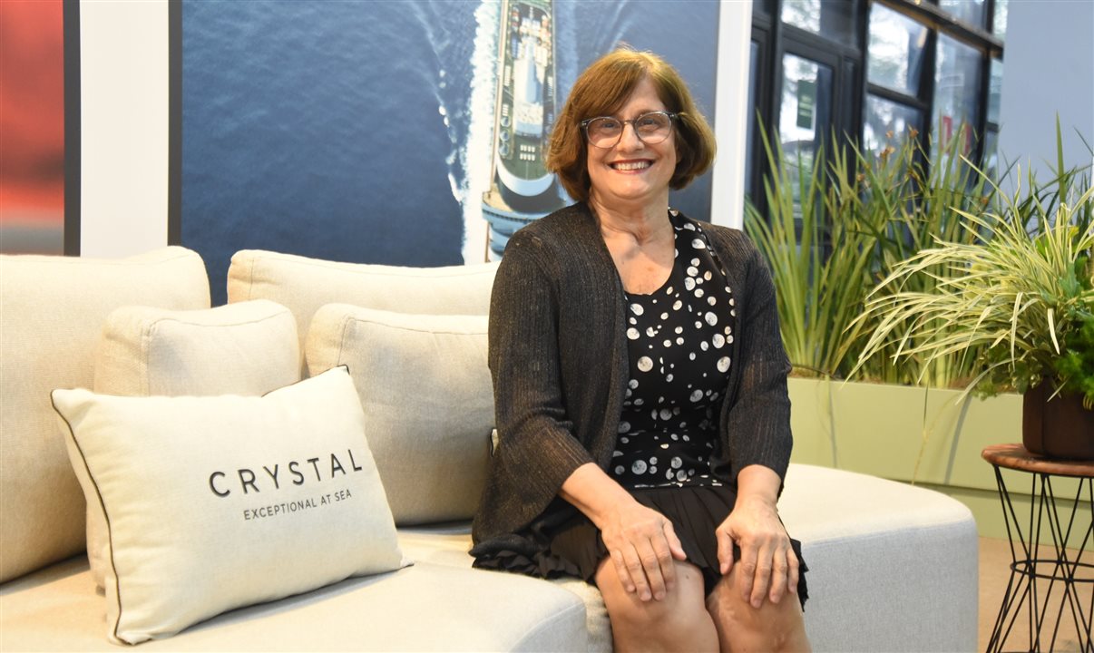 Márcia Galvão, gerente regional de Vendas da Crystal Cruises no Brasil e na Argentina