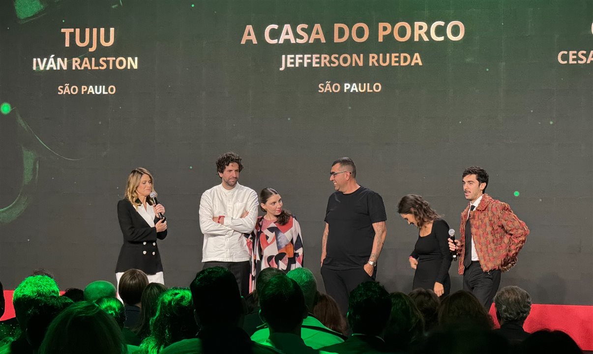 Chefs que ganharam a homenagem Estrela Verde