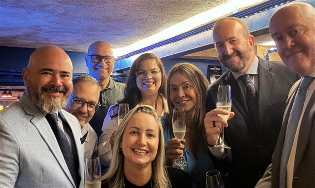 Confraternização dos maiores vendedores da rota Rio de Janeiro–Roma deste primeiro trimestre de 2025