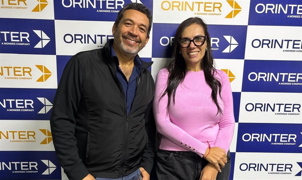Jorge Souza e Giovanna Paulineli, da Orinter