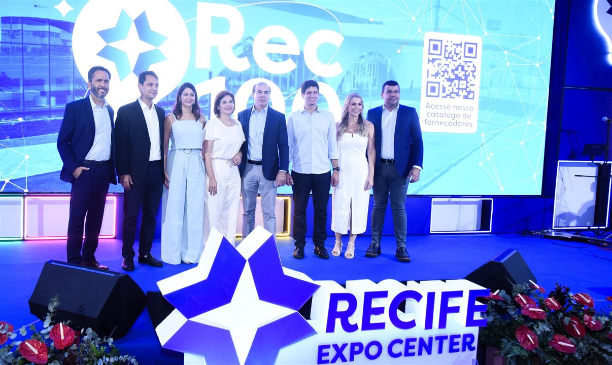 O REC 100, realizado hoje (13), atraiu uma série de autoridades ao centro de convenções