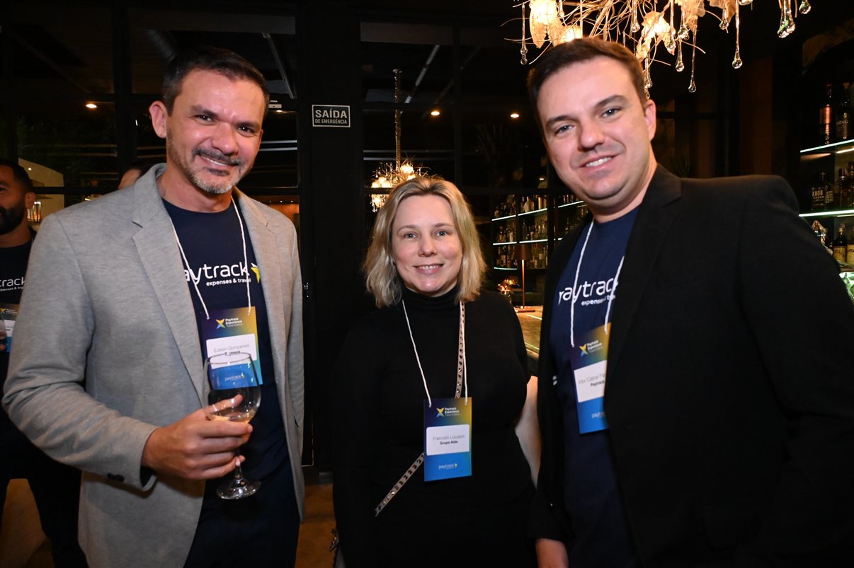 Renato Romero, da Minerva Foods, e Denis Vicentainer, da Paytrack