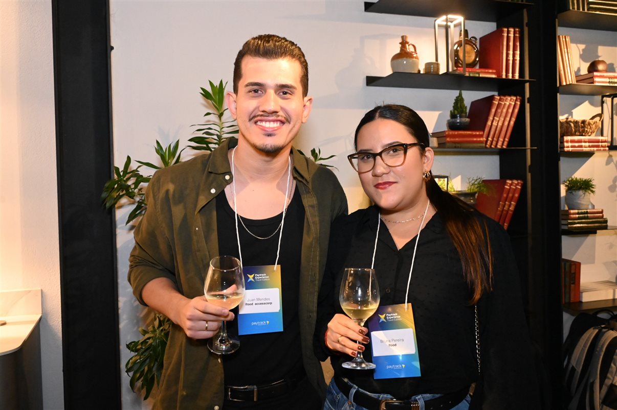 Renato Romero, da Minerva Foods, e Denis Vicentainer, da Paytrack