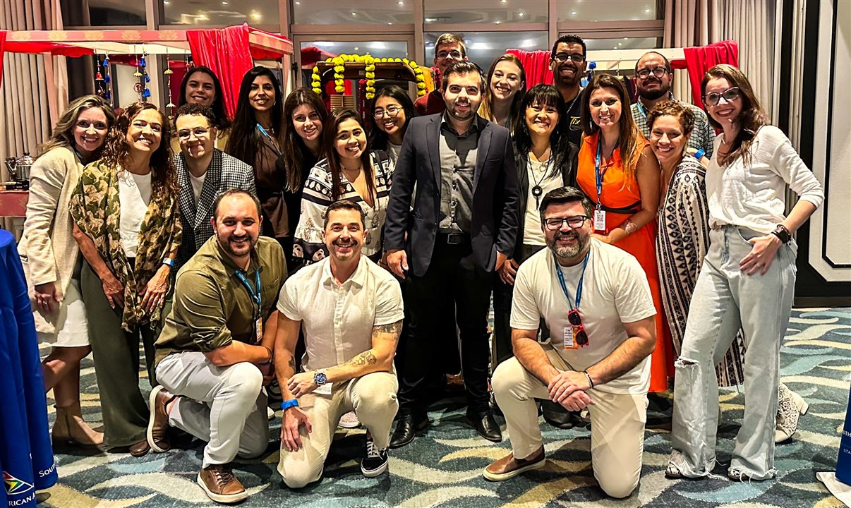 Gabriel Gomes, da South African Airways, com operadores brasileiros