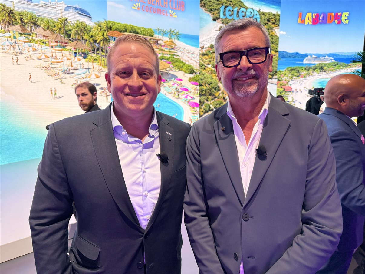 Jason Liberty e Michael Bayley, CEOs da Royal Caribbean