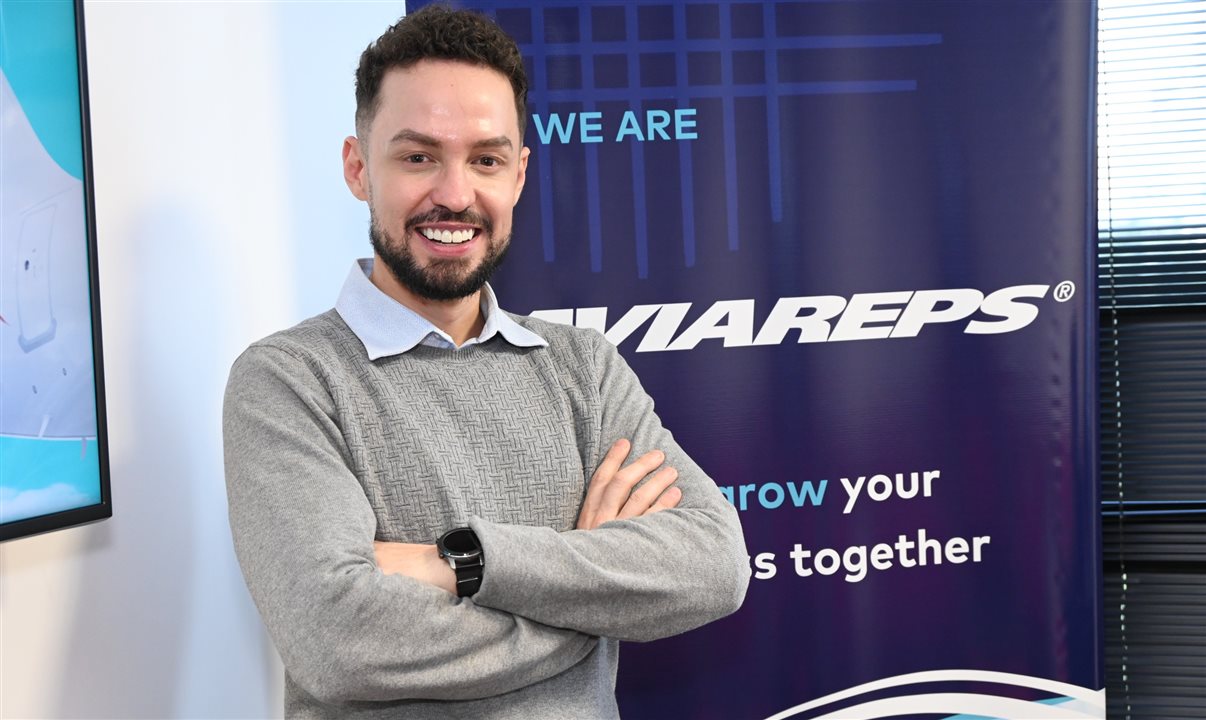 Diemerson Batista faz parte do time da Aviareps, atendendo exclusivamente JetSmart