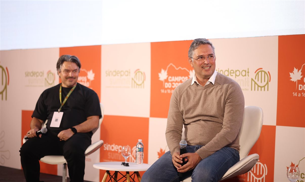 Pierre Mantovani, sócio-fundador e CEO do Omelete Company, e Murilo Pascoal, CEO do Grupo Beach Park