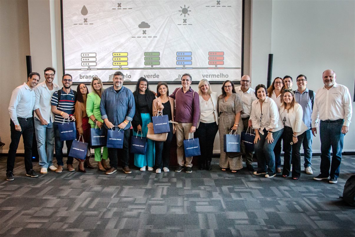Equipe Lufthansa Group com o time vencedor