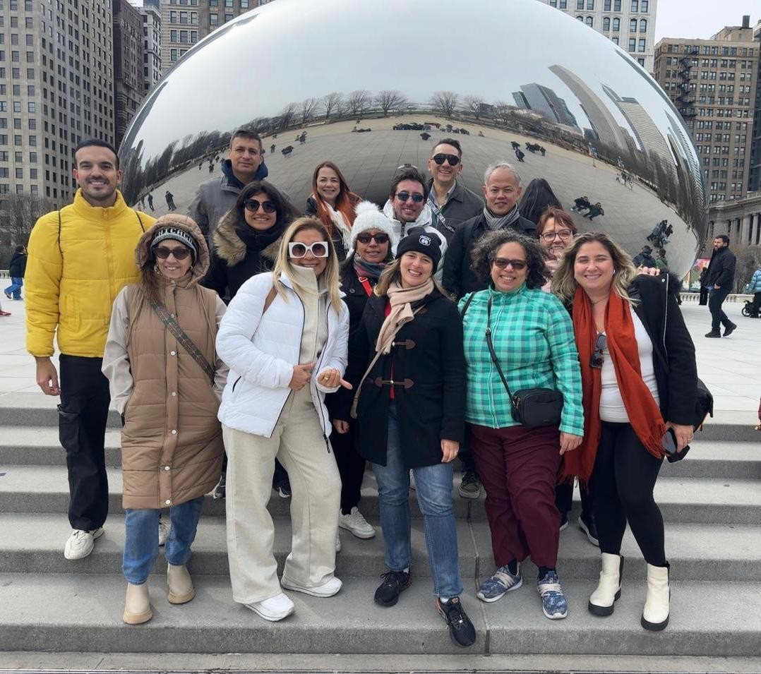 Vista para o rio de Chicago, onde é possível fazer caiaque 