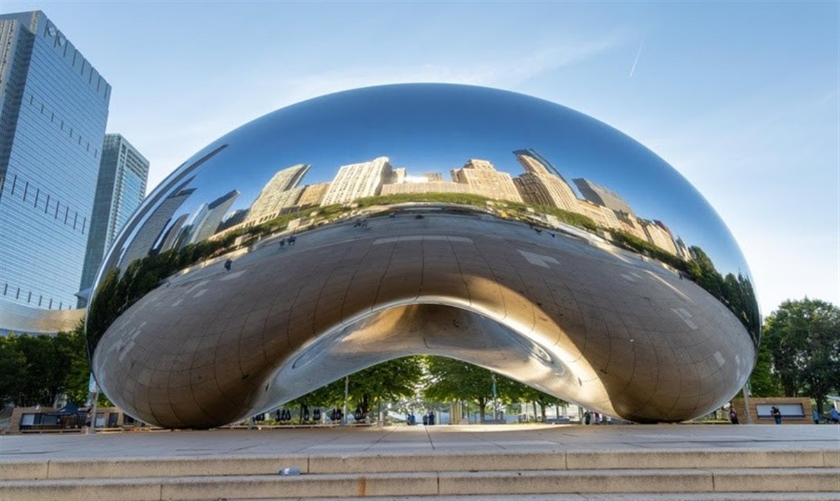 Cloud Gate, conhecido como “The Bean