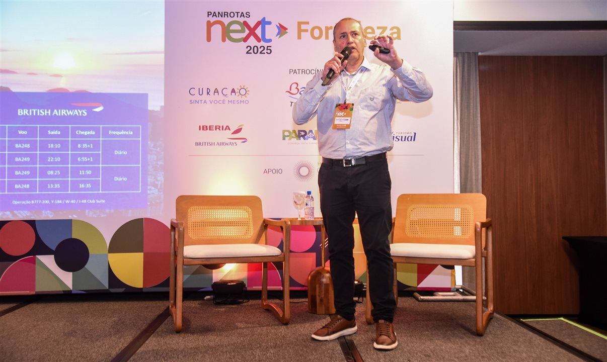 Daniel Aragón representou a Iberia e British Airways no PANROTAS Next Fortaleza