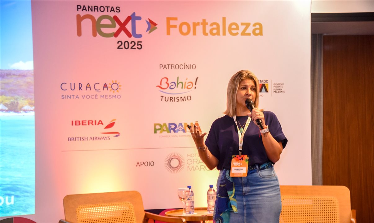 Fernanda Passos, do Turismo de Curaçao no PANROTAS Next Fortaleza
