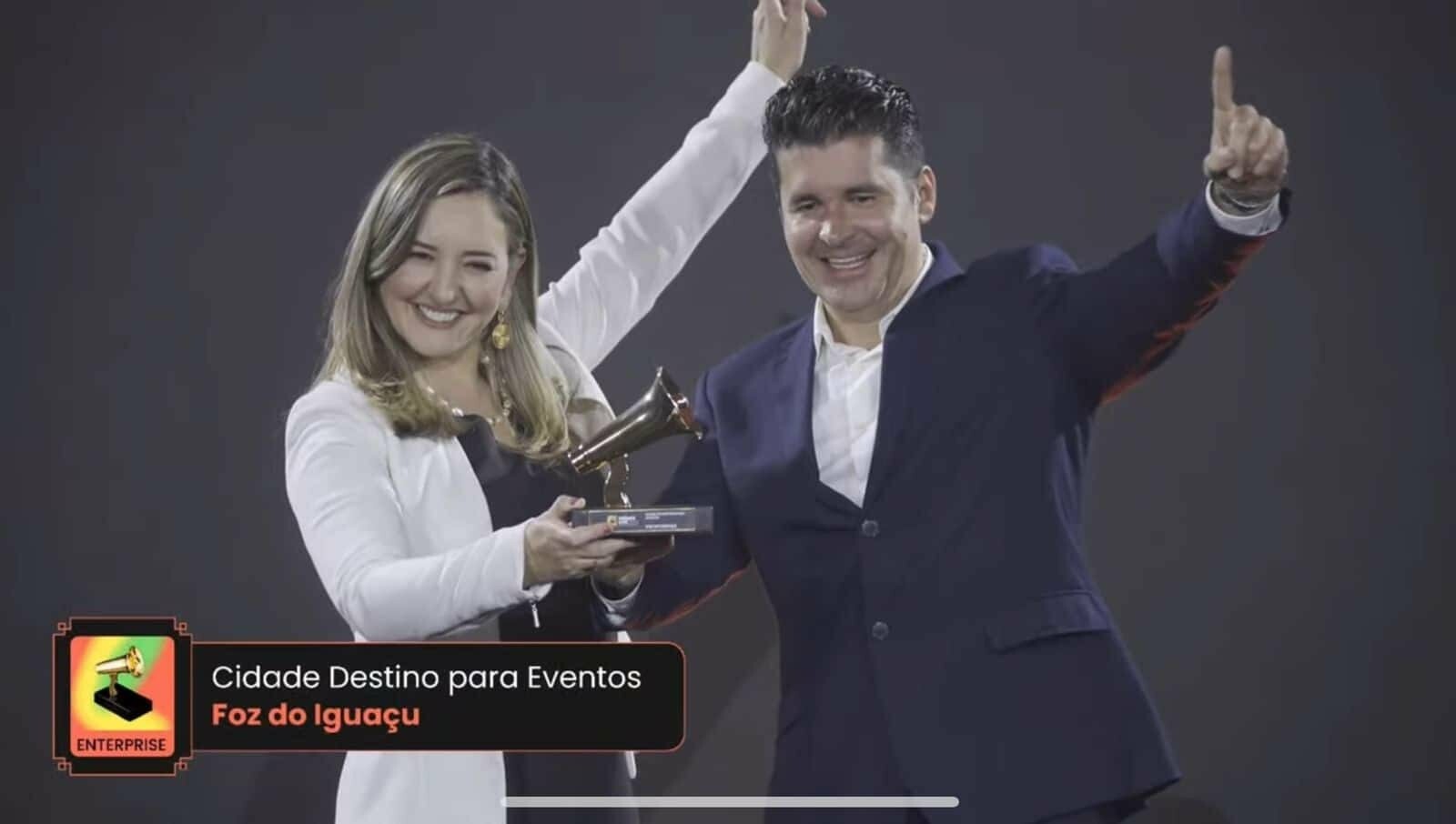 Elaine Tenerello e Jaime Mendes, do Visit Iguassu