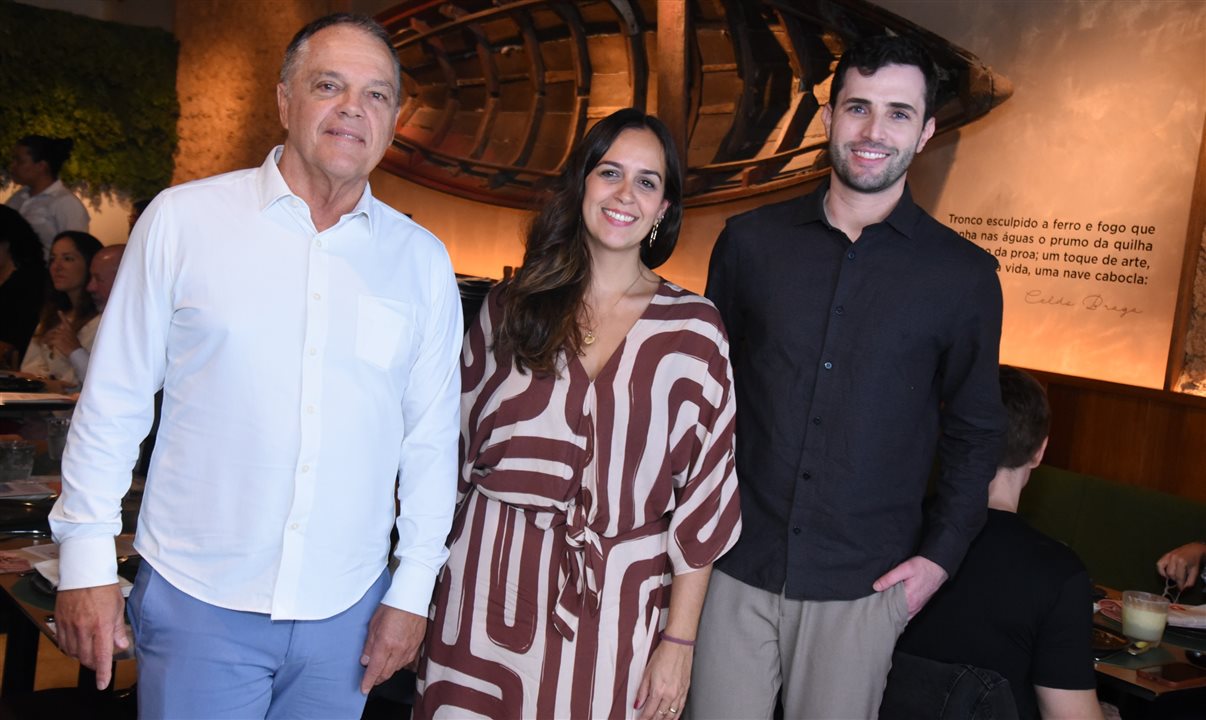 Newton Vieira, Julia Guerra e Igor Romeu, da SMI