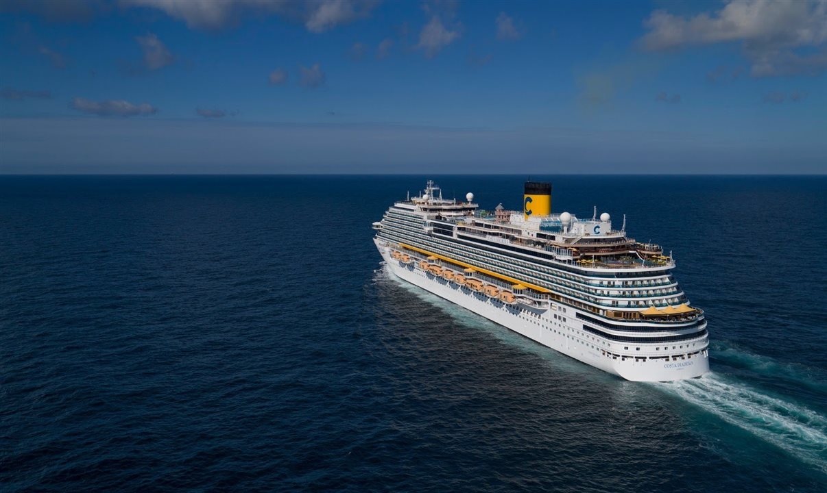 Costa Diadema, um dos navios presentes na temporada 24/25 no Brasil