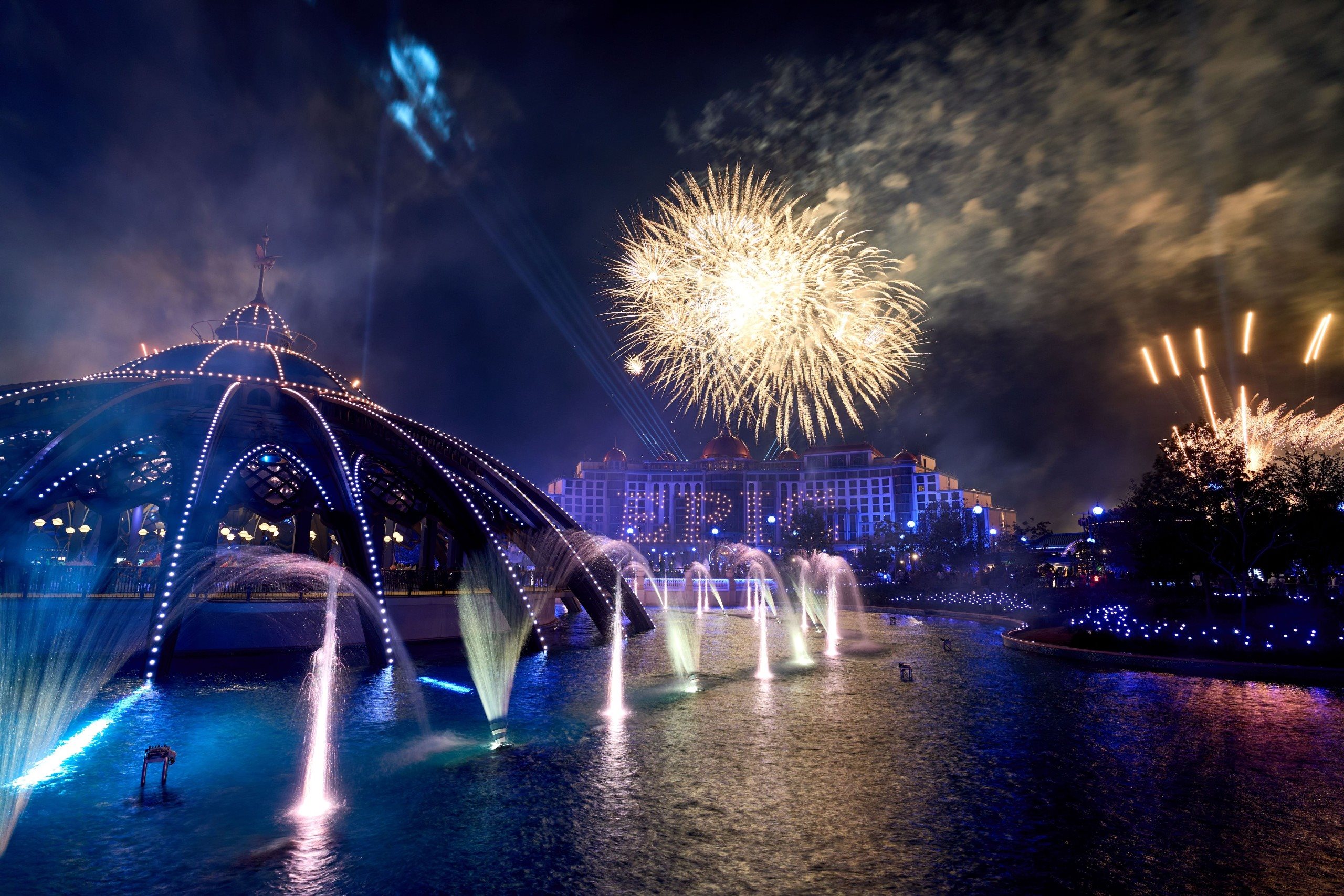 Evento de celebração da abertura do Epic Universe, na Universal Orlando. Parque abre oficialmente nesta quinta (22)