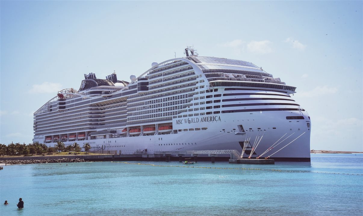 A maior novidade da MSC Cruzeiros no ano, o MSC World AMerica