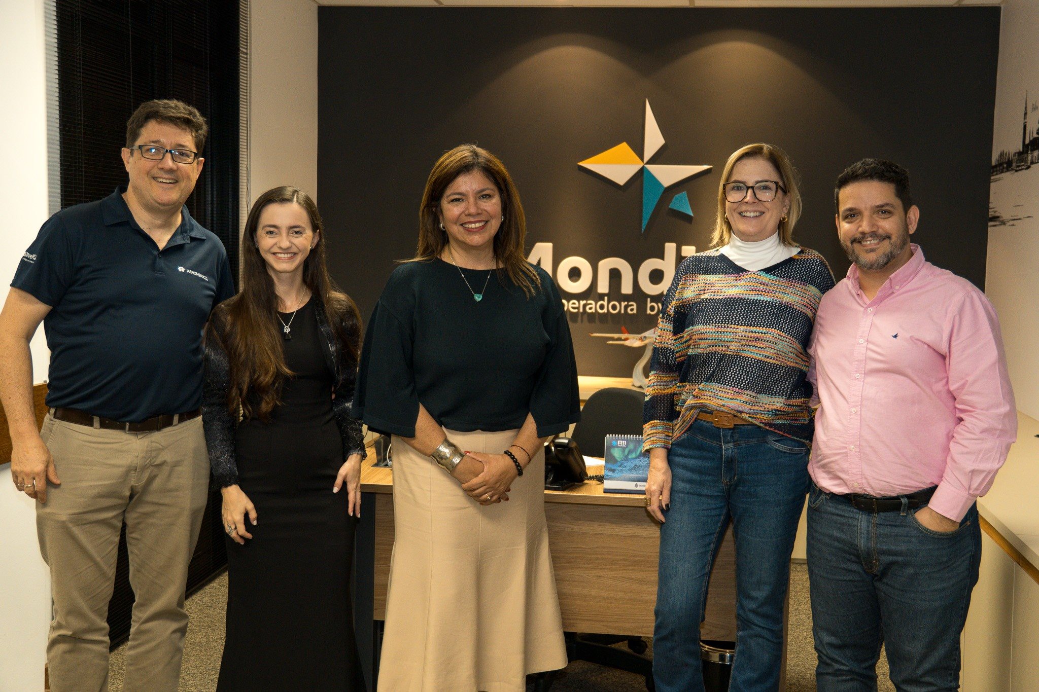 César Turlão (Aeroméxico), Lidiane Freitas (Ancoradouro), Diana Pomar (Los Cabos), Márcia Novaes (Ancoradouro) e Rafael Tobias (Mondiale)
