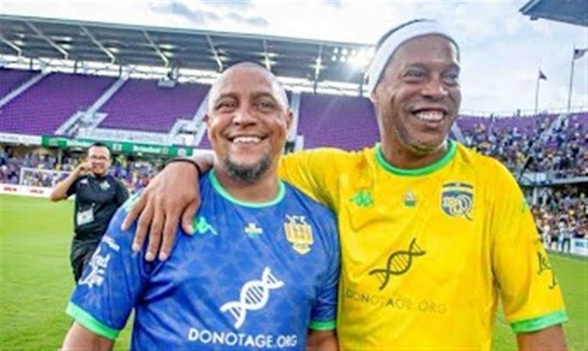 Roberto Carlos e Ronaldinho Gaúcho