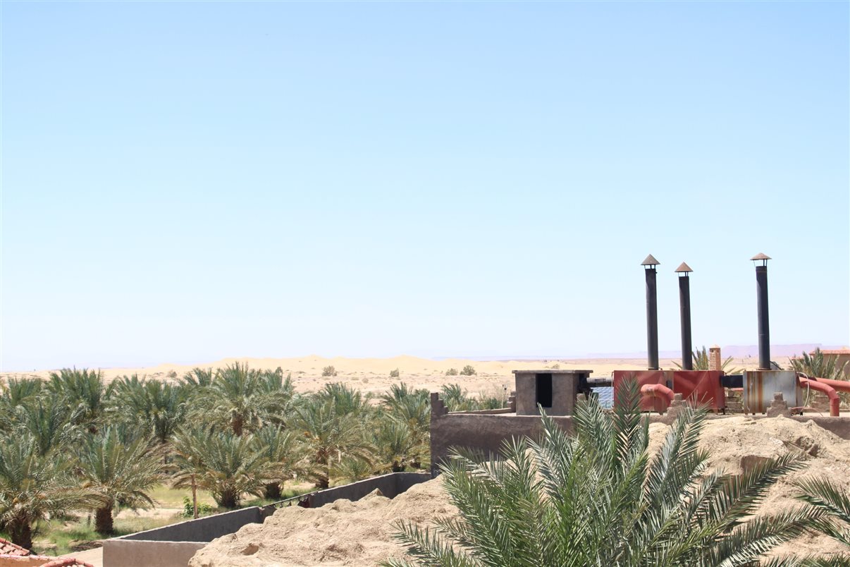 Detalhes da arquitetura do hotel